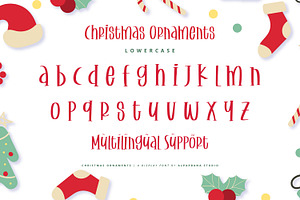 Christmas Ornaments - Display Font