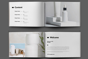 White Portfolio Template