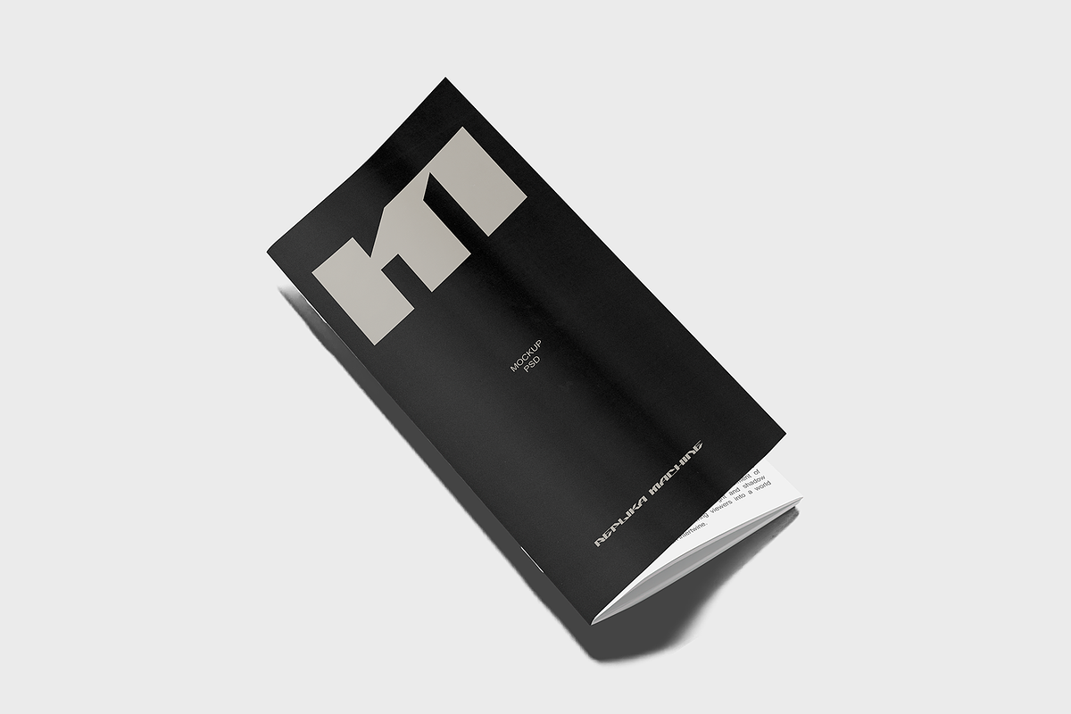 Book Magazine Zine Mockup, a Books & Magazine Mockup by Replika Machine (Photo 5 of 5)