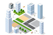 Set of isometric city houses, an Object Graphic by AlexZeL (Thumbnail 3 of 5)