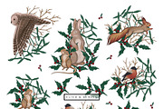 CHRISTMAS FOREST - patterns & motifs, an Animal Illustration by Liiafis (Thumbnail 11 of 15)