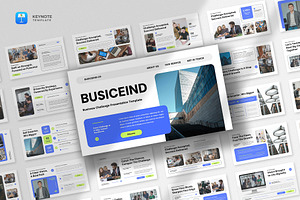 Business Challenge Keynote Template, a Presentation Template by fluffstudio