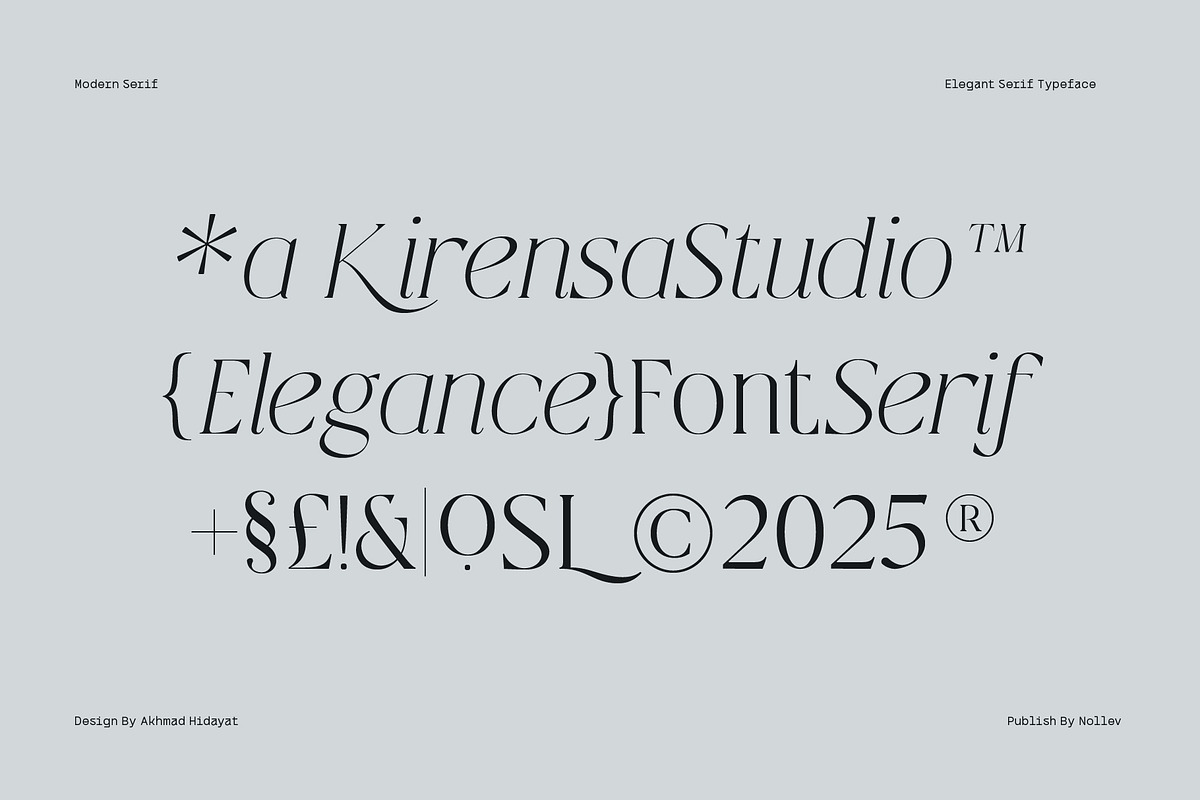 Qlaxe Serif – Update Italics, a Serif Font by Nollev (Photo 13 of 14)