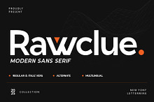 Rawclue - Modern Sans Serif