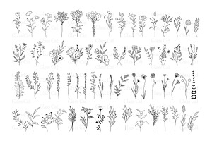 Wildflowers Svg Bundle