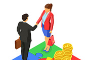 Partnership and Business Teamwork, a Finance Illustration by TAlex (Thumbnail 5 of 6)