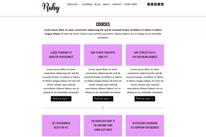 Ruby Coaching WordPress Divi Theme