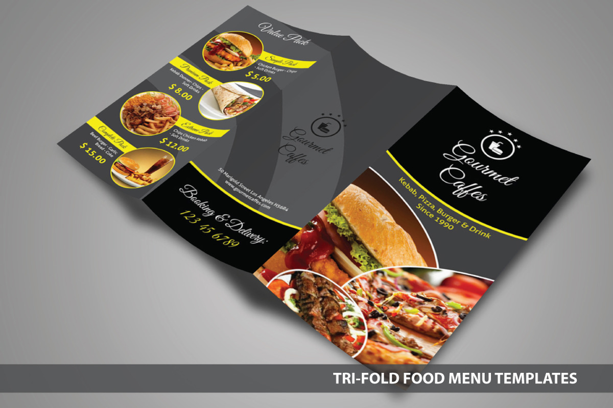 Multipurpose Food Menu Template, a Brochure Template by voryu