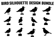 Bird Silhouette design bundle, an Illustration by BIPLOB EXPERT (Thumbnail 5 of 13)
