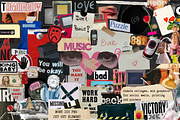 MIXED MEDIA SET my NOSTALGIA, an Object Graphic by lerinartstudio (Thumbnail 3 of 15)