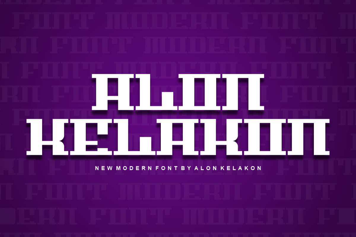 Sans Cobra Font, a Serif Font by alon kelakon (Photo 3 of 5)
