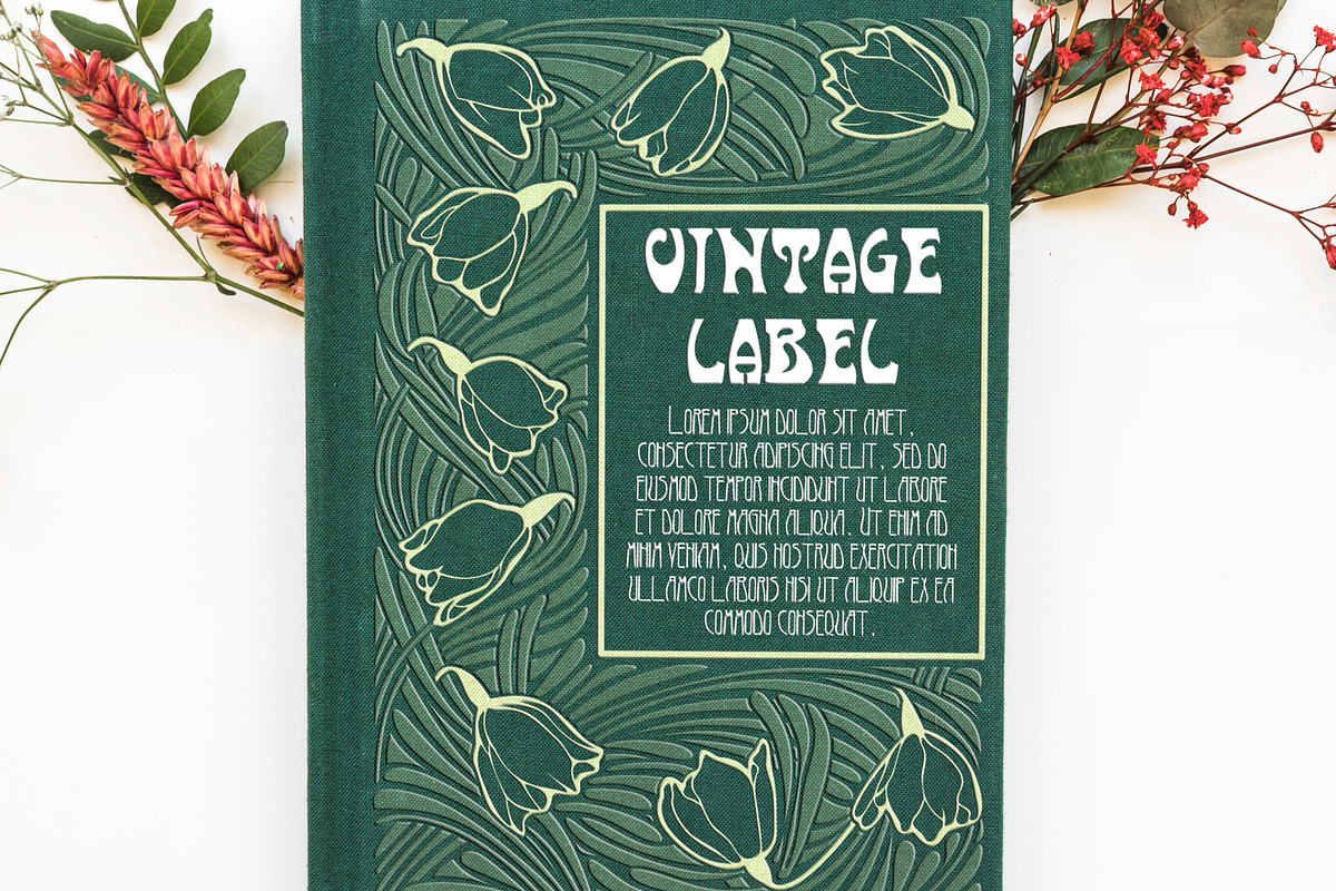Label Art Nouveau - sets, a Decorative Illustration by Stanislav Kharchevskyi (Photo 6 of 12)