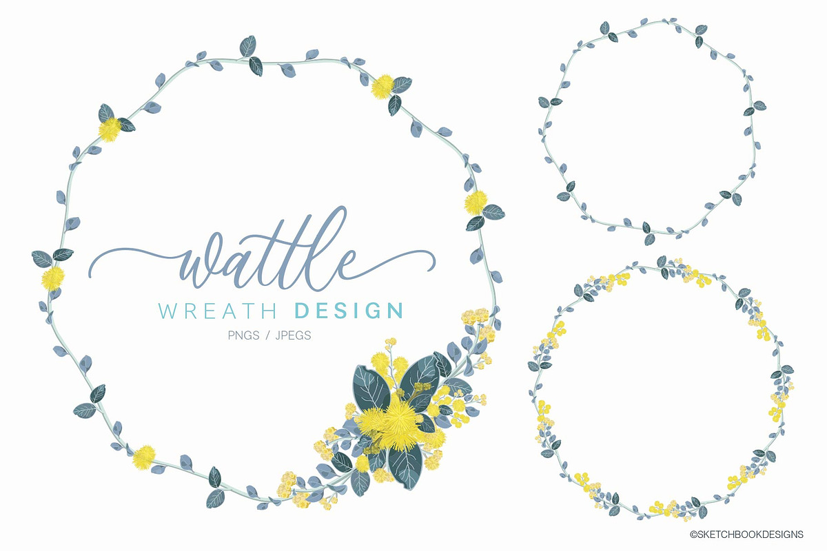 Golden Wattle Design Collection, an Illustration by Sketchbook Designs (Photo 5 of 13)