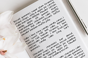 Sorbetto, a Handwritten Font by Sofia Skoog (Thumbnail 5 of 10)