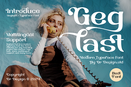 Geglast - Serif & Modern Typeface, a Serif Font by QR Design Studio