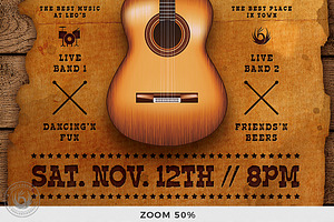 Country Music Flyer Template V1