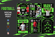 Soccer Football Social Media Post, a Social Media Template by Jiwstudio (Thumbnail 1 of 4)