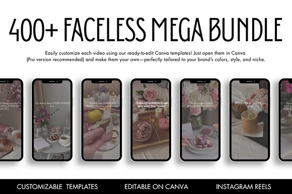400+ Faceless Mega Bundle With Hook preview 5