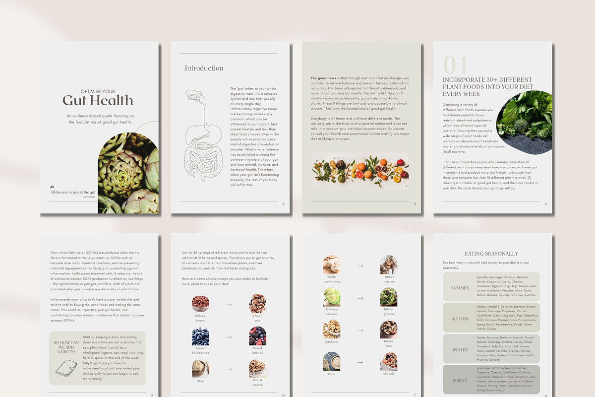 Gut Ebook Canva Template, a Presentation Template by Naturopath Hub (Photo 7 of 9)