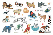 Funny Dogs, an Animal Illustration by GooseFrol (Thumbnail 3 of 14)