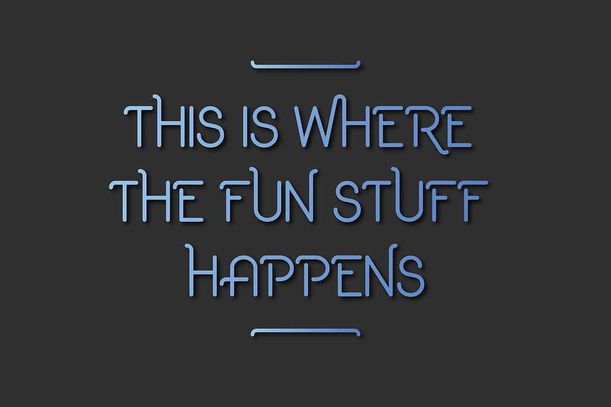 Hover Uppercase Font preview 3