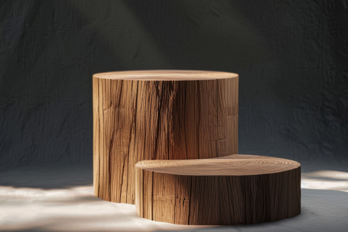 Wooden podiums. 61 images, a Decorative Illustration by Handmadefont (Photo 11 of 14)