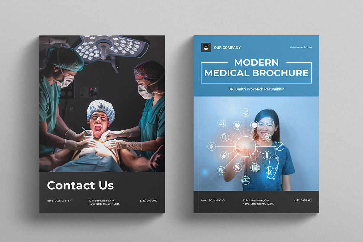 Medical Brochure Template, a Brochure Template by E-Type (Photo 7 of 7)