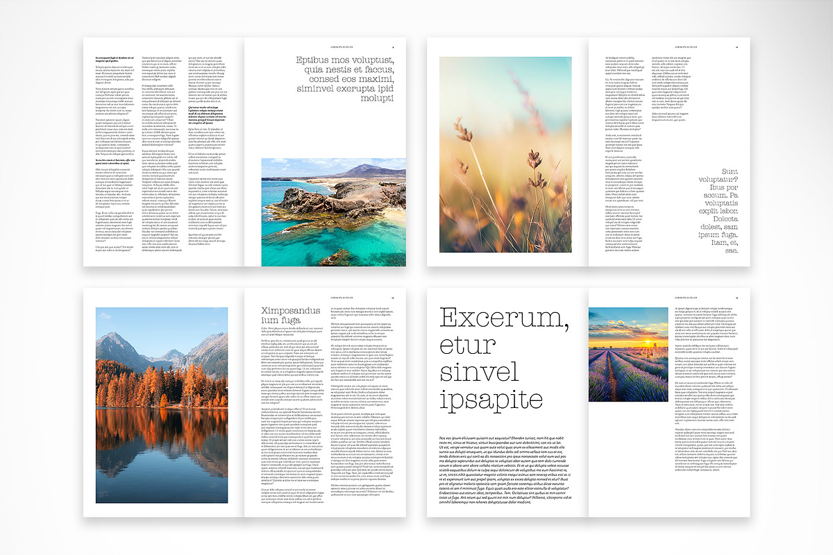 Nature & Travel Editorial Magazine, a Magazine Template by McLittle Stock (Photo 3 of 6)