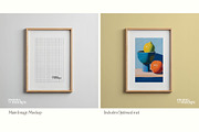 Wall Art Poster Frame Mockup | PSD, a Household Mockup by momomockps (Thumbnail 7 of 7)