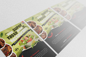 Restaurant Flyer, a Flyer Template by GreenPixi