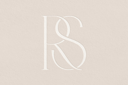 RS monogram logo, a Branding & Logo Template by LINKED LETTERS STUDIO