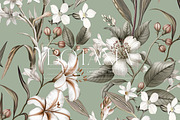 Botania | Botanical Floral Patterns, a Pattern Graphic by LEAFure (Thumbnail 1 of 10)