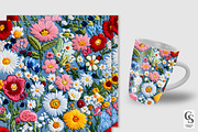 Spring Floral Embroidery Patterns, a Pattern Graphic by Creative Store (Thumbnail 2 of 5)