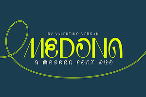 Medona - Modern Font Duo