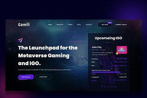 Gamili - Metaverse Gaming Launchpad