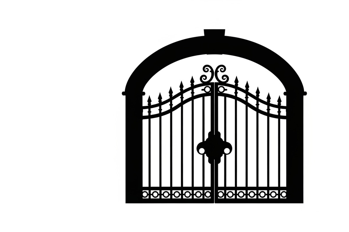 Ornate Iron Gate SVG Bundle, an Illustration by Designs_River (Photo 4 of 31)