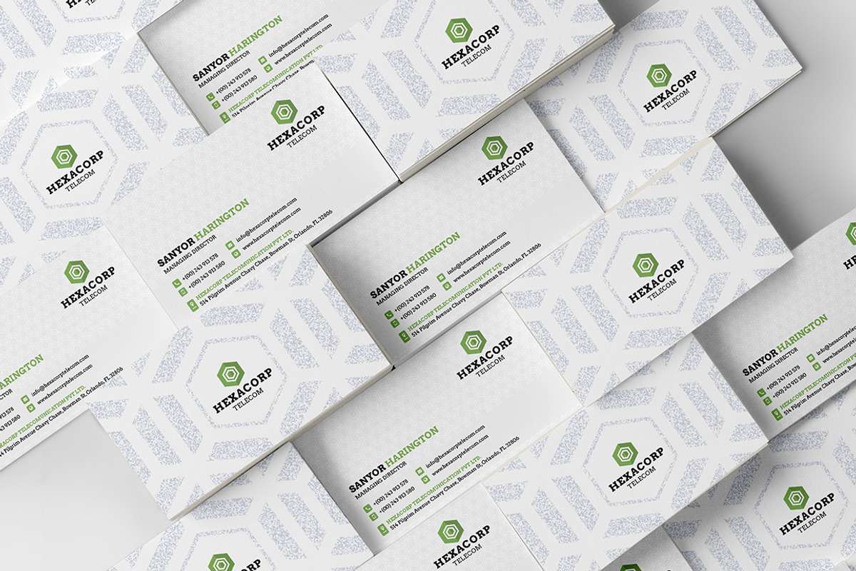 30 Minimal Business Cards Bundle, a Business Card Template by GraphicsEgg (Photo 32 of 32)