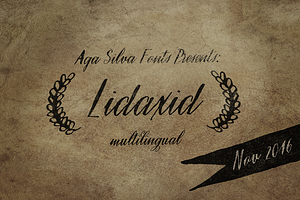 Lidaxid Font, Ttf Package