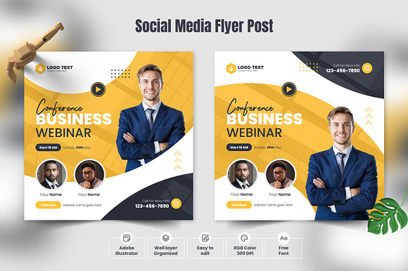 Social Media Flyer Post Template preview 5