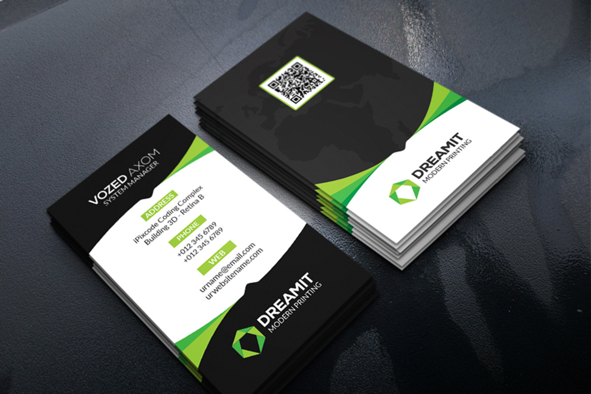 Corporate Business Card, a Business Card Template by xnorpix (Photo 3 of 4)