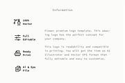 Flower - Premium Logo Template, a Branding & Logo Template by Minimalist Logos (Thumbnail 2 of 7)
