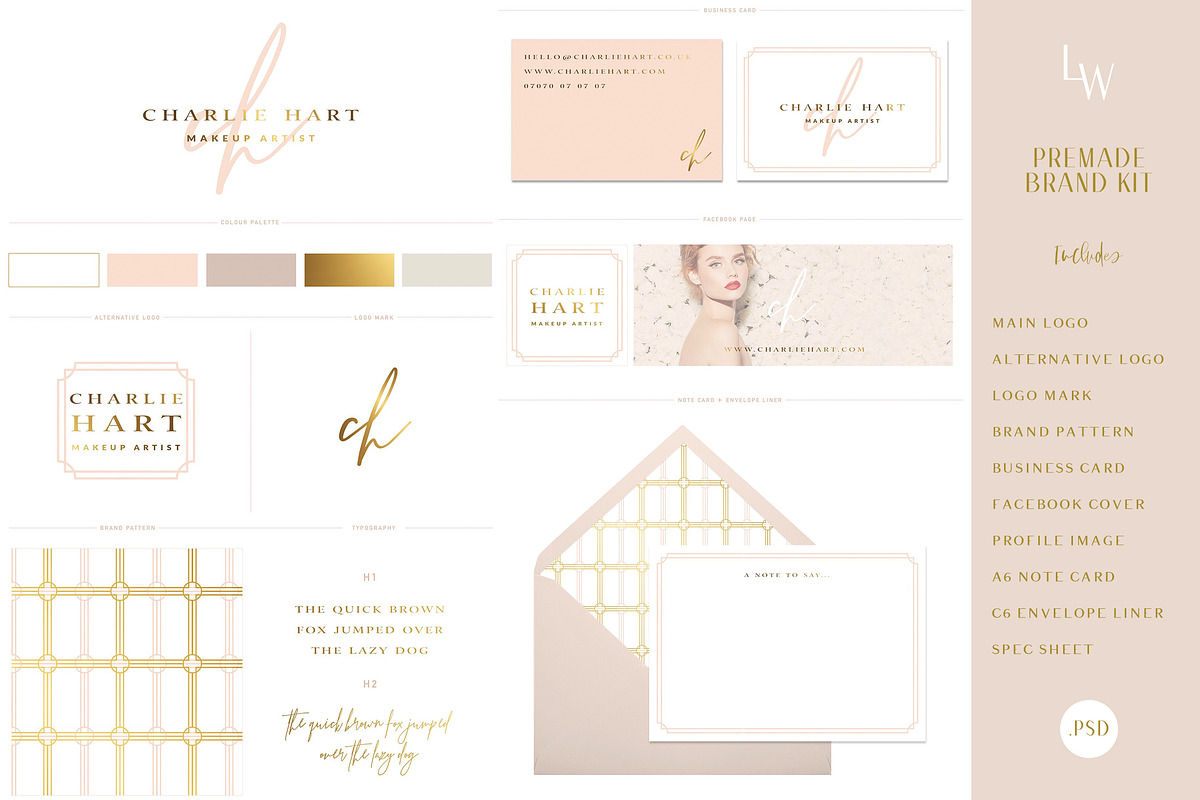 SALE! Premade Brand Kit Logo Design, a Branding & Logo Template by With Love Ethel (Photo 1 of 2)