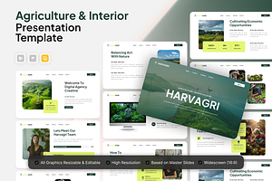 Harvagri - Agriculture Google Slide, a Presentation Template by Annora Studio