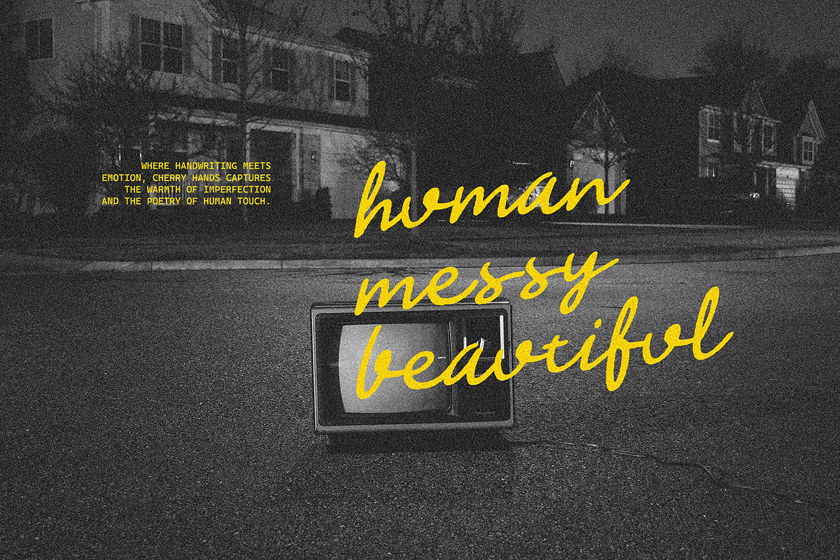 CherryHands- Retro Script Font, a Script Font by Typeparties (Photo 8 of 10)