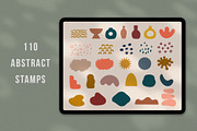 Abstract boho stamps Procreate, a Brush Add-On by Julia Right Studio (Thumbnail 2 of 6)