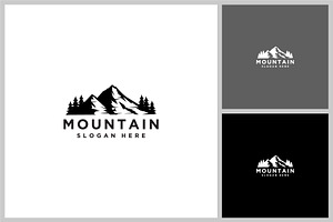 mountain logo vector design template, a Branding & Logo Template by quadrazo