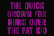 Arnel Slitscan, a Sans Serif Font by Craft Supply Co. (Thumbnail 6 of 8)