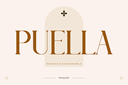 Puella, a Serif Font by Pinisi ART (Thumbnail 1 of 10)