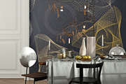 Muted Abstract Shapes Pattern, a Wallpaper Graphic by Bloomart Studio (Thumbnail 3 of 6)