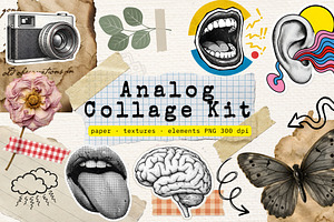 ANALOG COLLAGE KIT - Paper Scrapbook